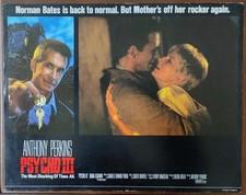 Anthony Perkins & Diana Scarwid PSYCHO III original 1986 UK Lobby Card 9879