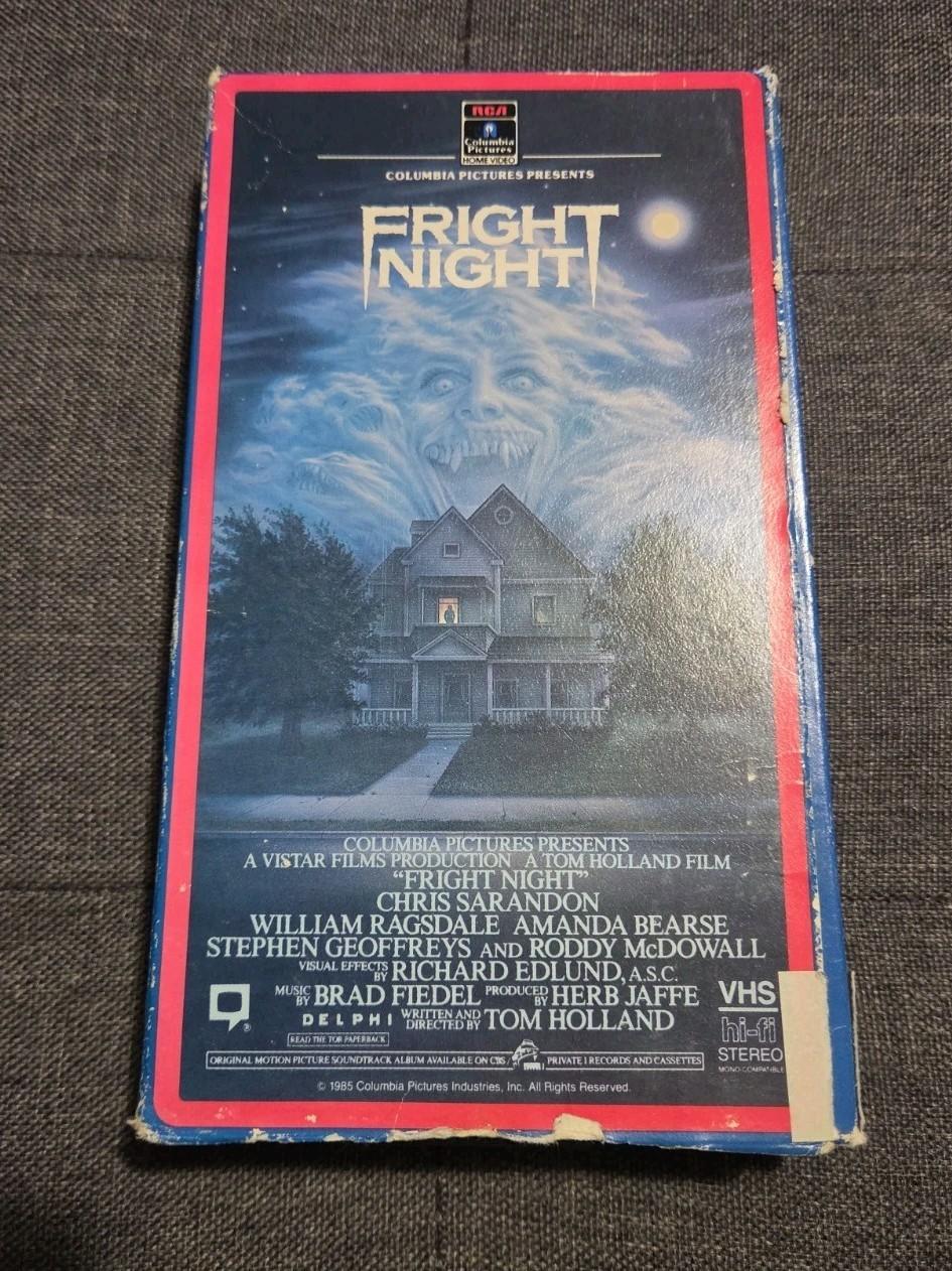 Fright Night VHS 1985 Original Release red band RCA/Columbia Pictures Home Video