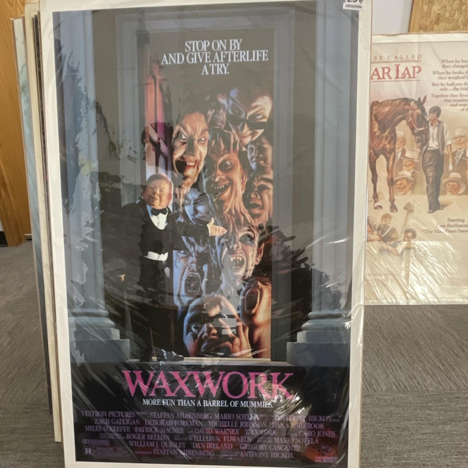 Waxwork Original US Movie Poster 1988 Horror Film Artwork