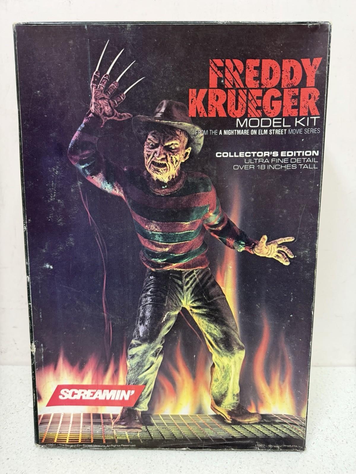 Freddy Krueger Model Kit Nightmare On Elm Street 1984 Screamin' R15