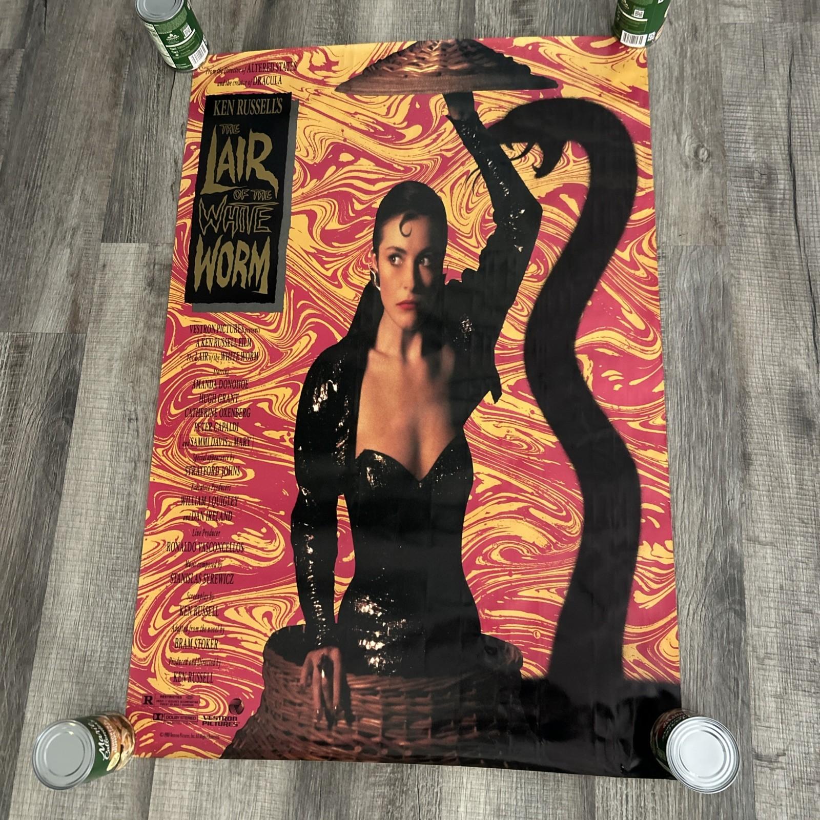 1988 Lair Of The White Worm Original Movie House Full Sheet Poster 