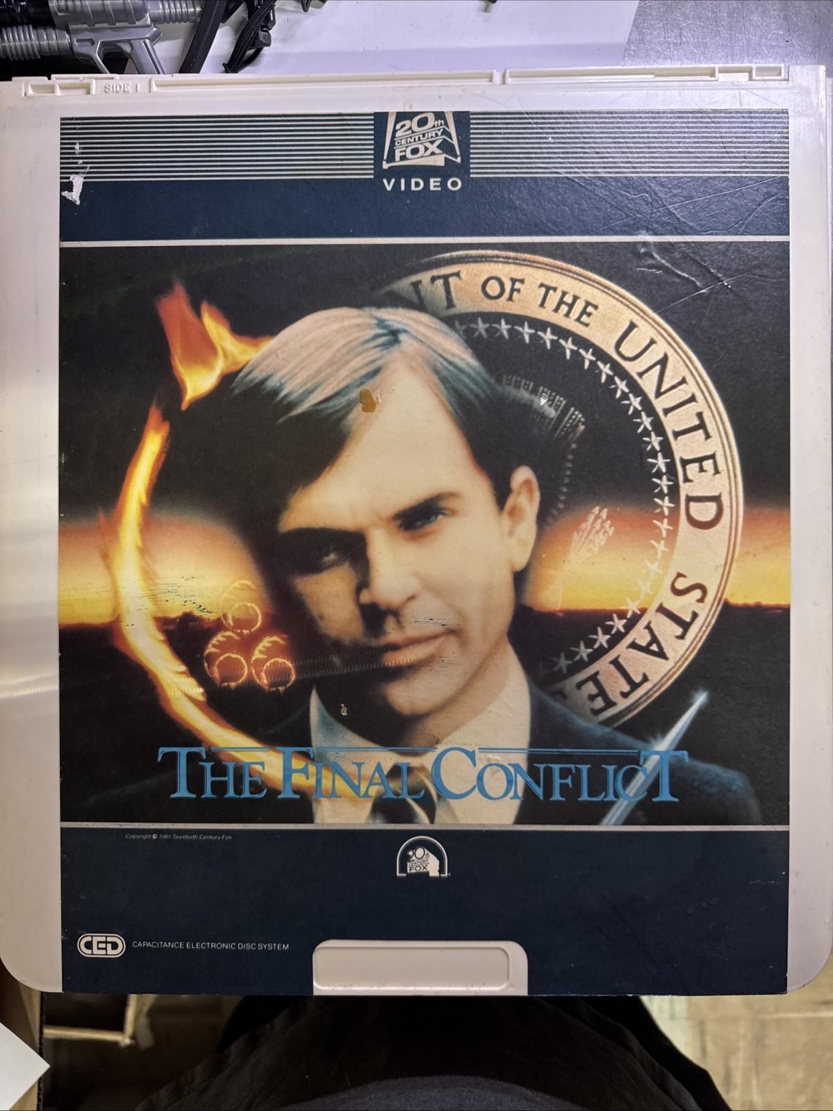 THE FINAL CONFLICT - CED/LASERDISC - UNTESTED