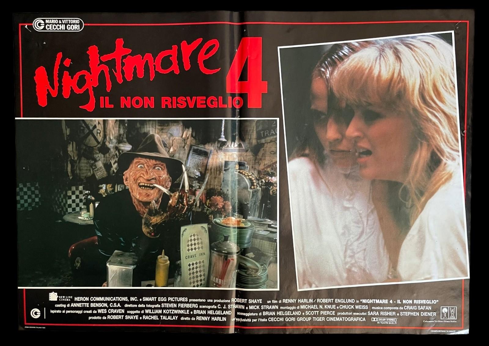 CINEMA fotobusta A Nightmare on Elm Street 4: The Dream Master HARLIN Englund