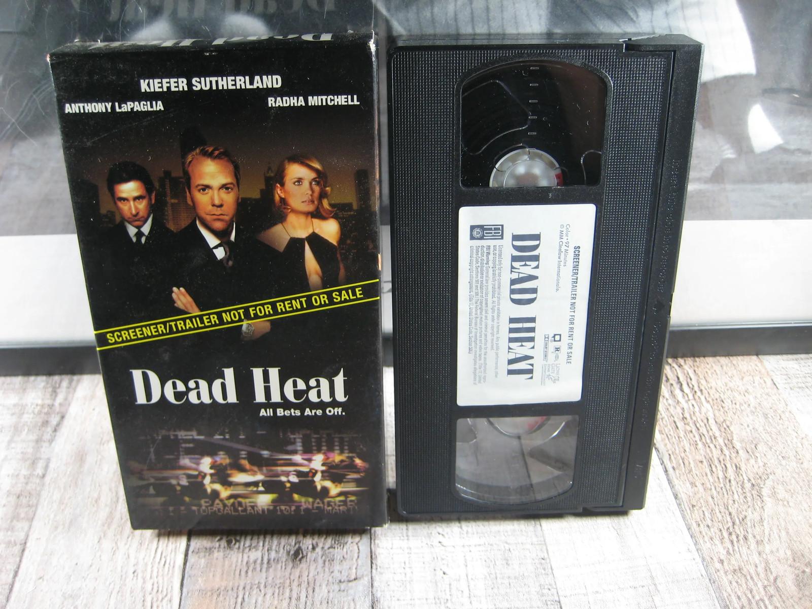 Dead Heat VHS Screener 1988 Kiefer Sutherland Action Promo