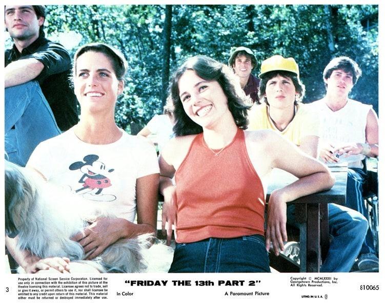 Friday 13th Part 2 Original Lobby Card Kirsten Baker Lauren Marie Taylor 1981