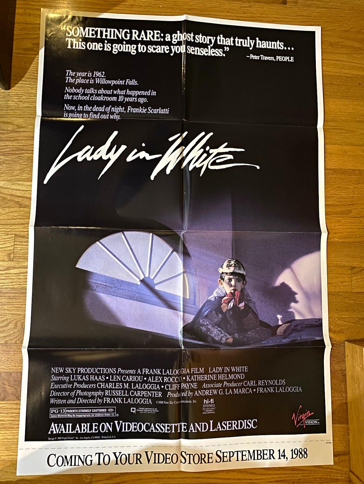 original Lady in White movies poster one sheet original theatrical 1988 horror