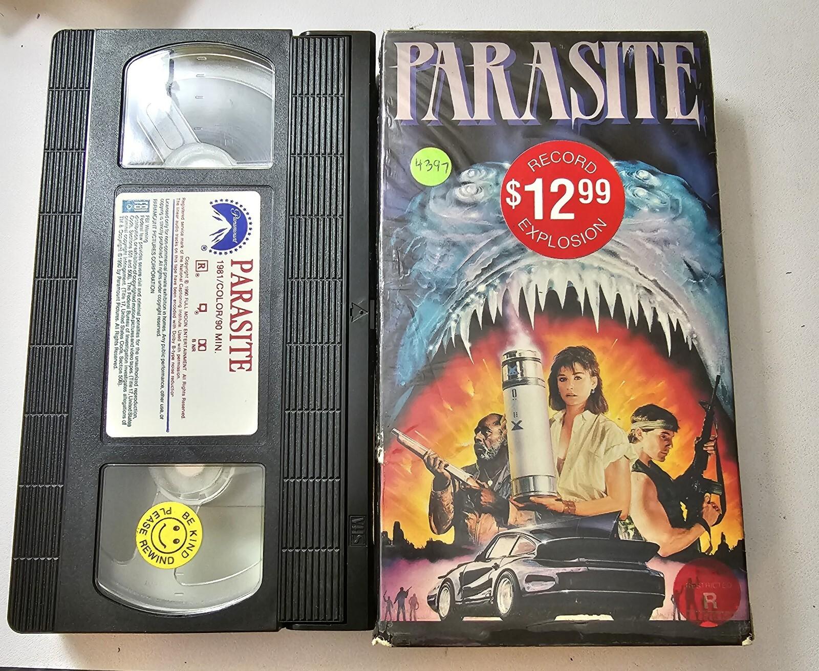 PARASITE VHS Tape Demi Moore Very Rare!!! Covers in great condition