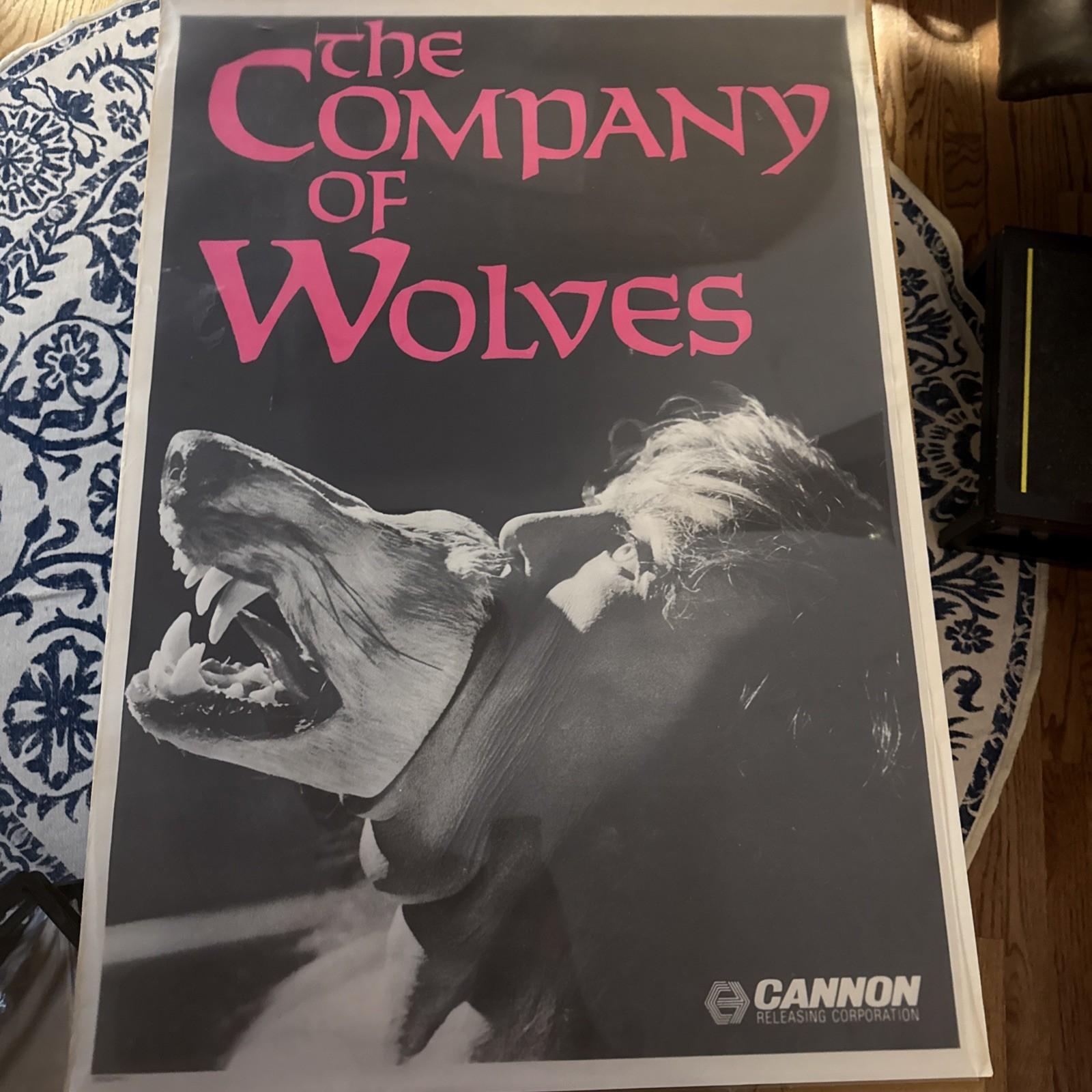 THE COMPANY OF WOLVES Original 27x41 Movie Poster  Vintage Horror RARE