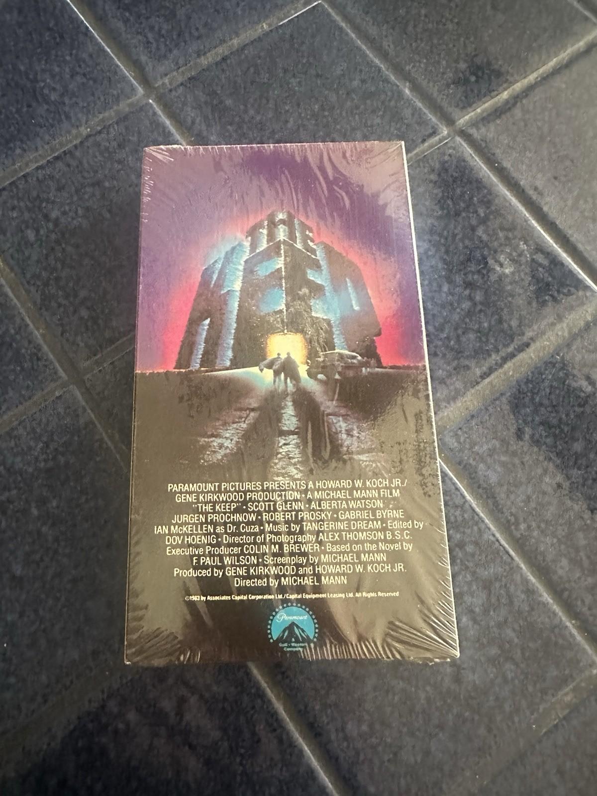 The Keep 1983 VHS paramount home video Vintage horror supernatural NIB - Sealed