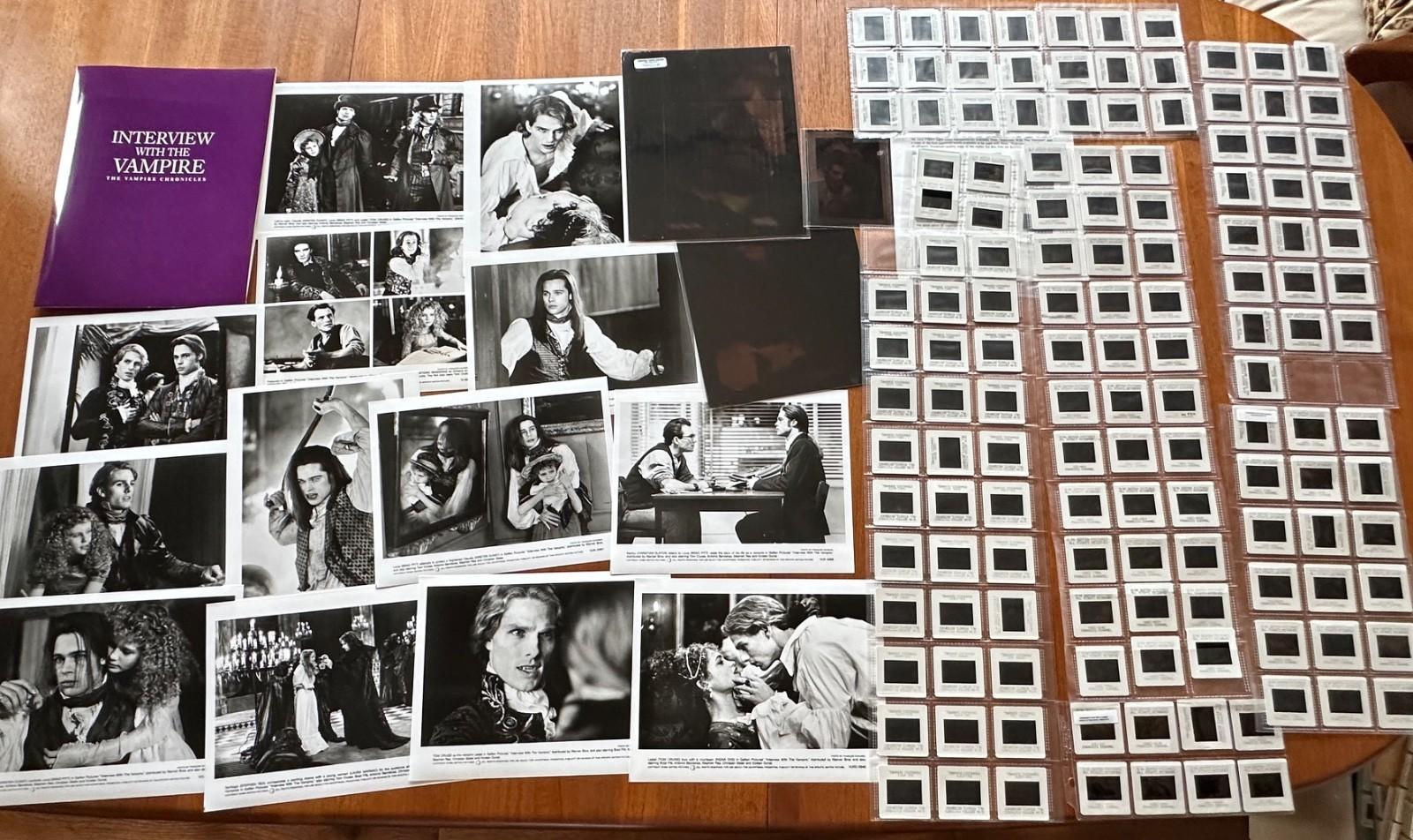 INTERVIEW WITH THE VAMPIRE TOM CRUISE  PRESS KIT PHOTOS 141 SLIDES + 13 PHOTOS
