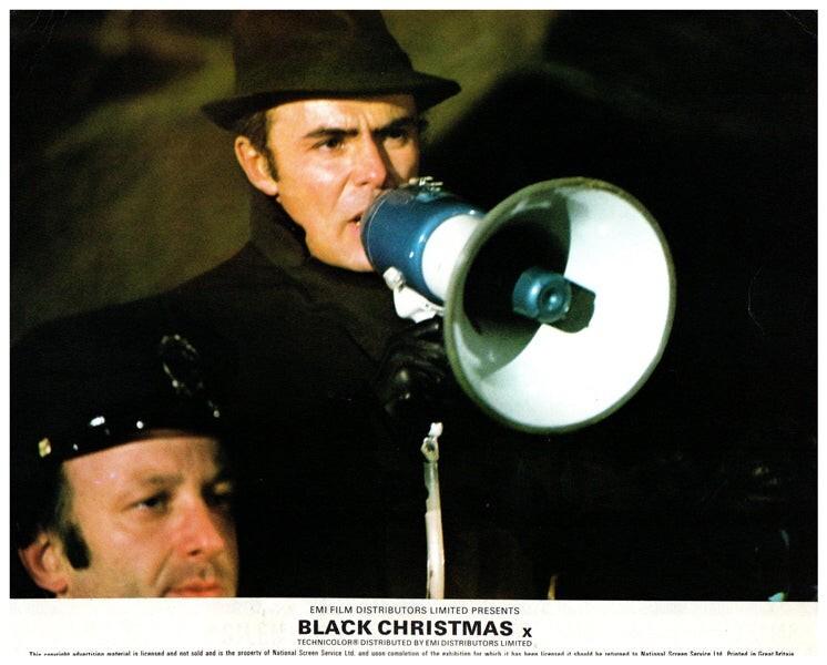 Black Christmas Original Lobby Card John Saxon Cult Horror Slasher 1974
