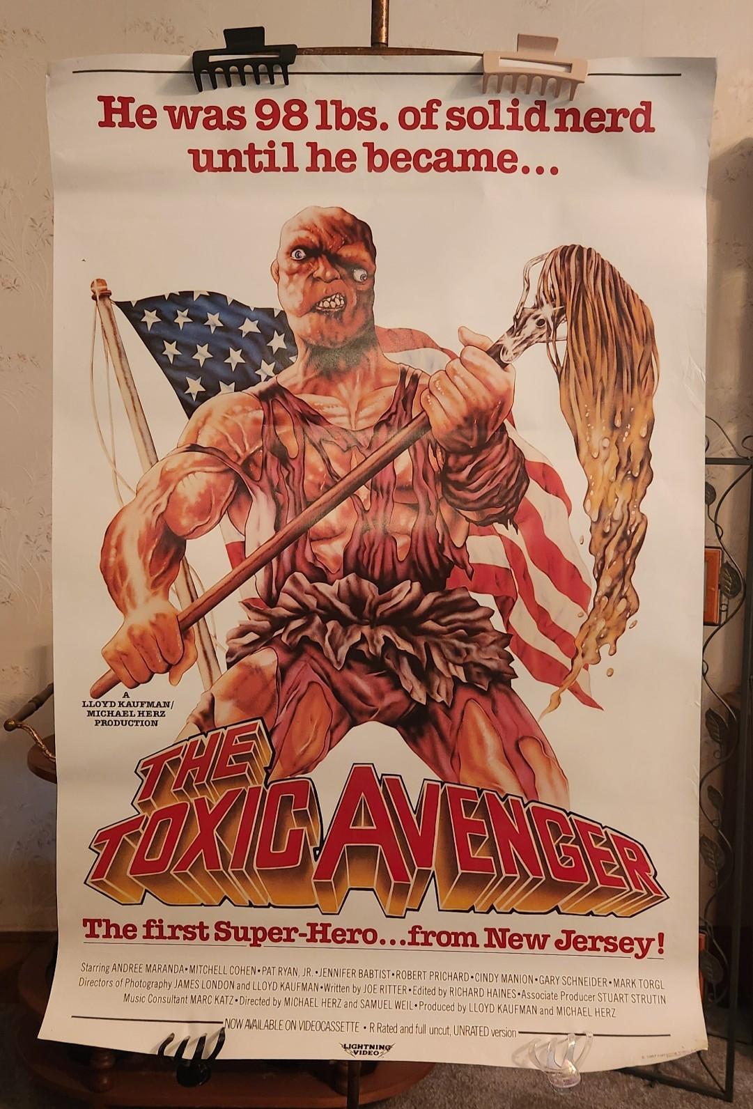 The Toxic Avenger Original One Sheet Movie Poster Movies