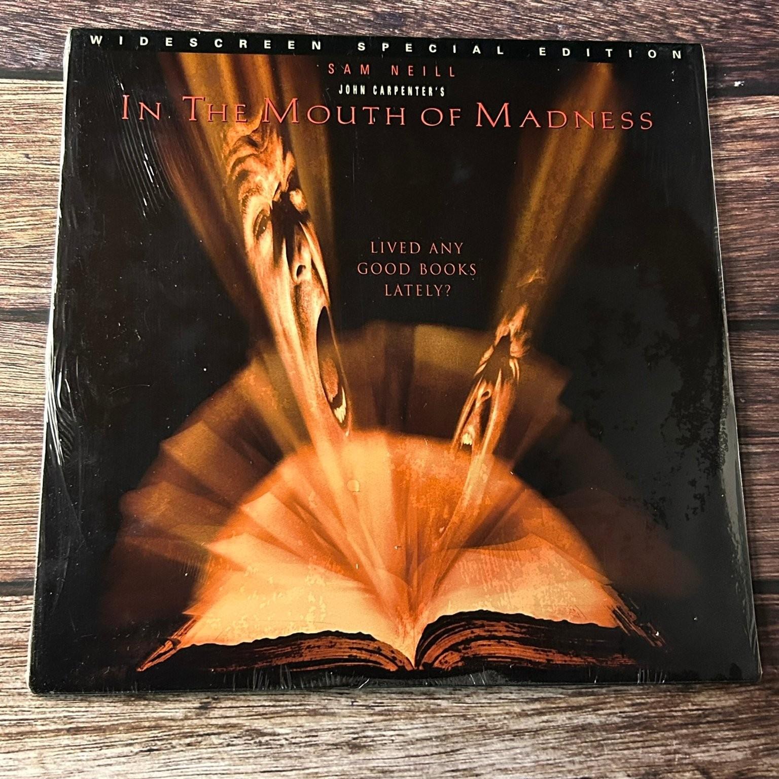 In The Mouth Of Madness LaserDisc 1995 Horror Widescreen Special Edition NOS