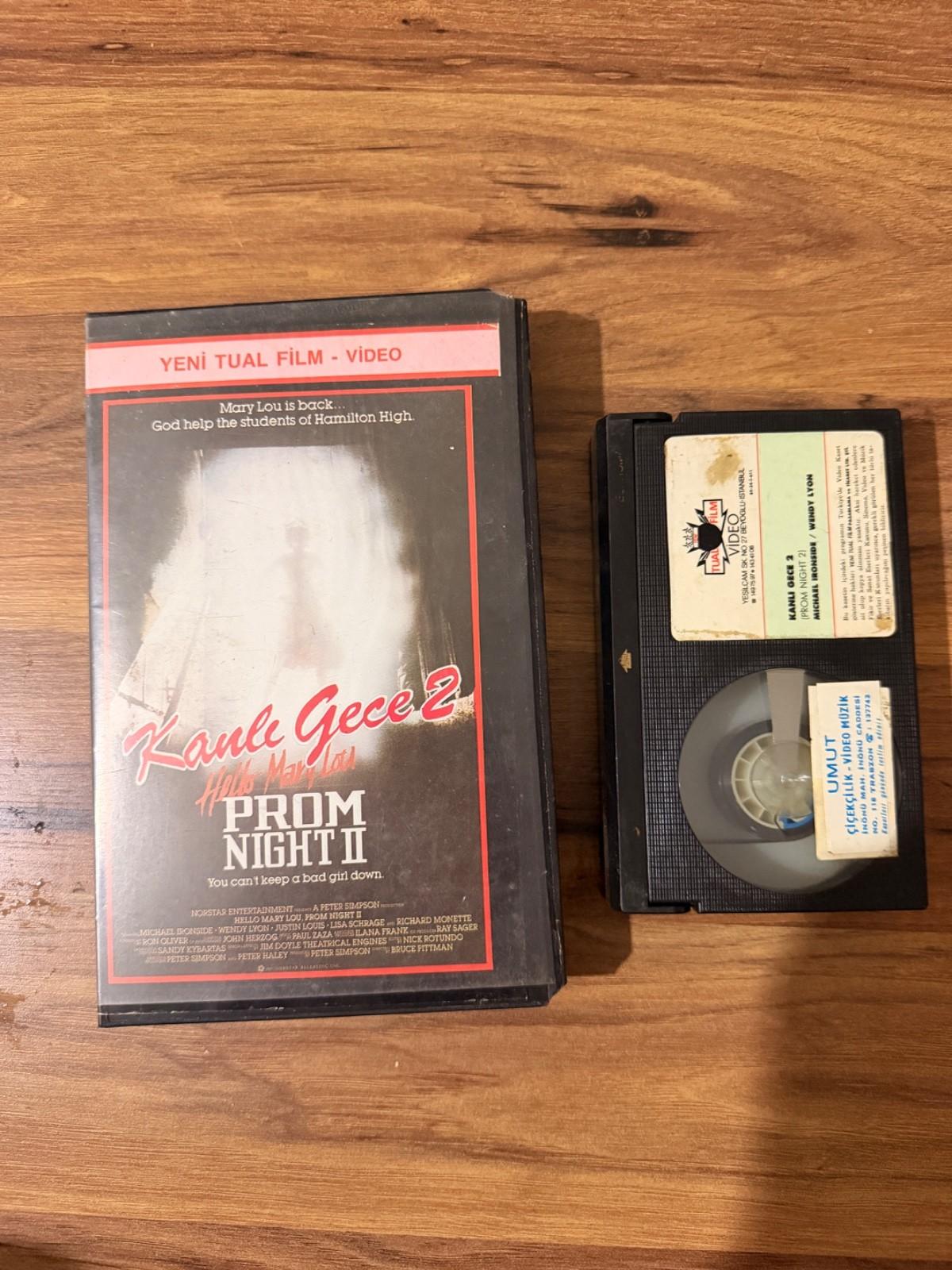Prom Night II Hello Mary Lou Turkish Betamax Rare Horror NOT VHS Video