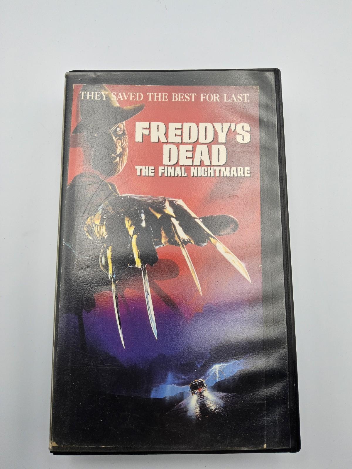 Freddys Dead: The Final Nightmare (VHS, 1992) -  Rental Clamshell