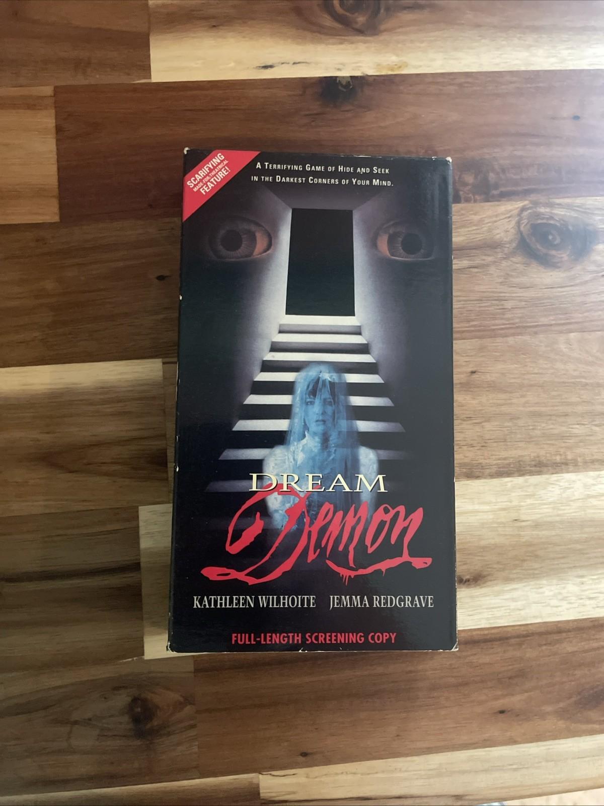 Dream Demon VHS 1988 Horror  RARE Cult Classic Colle screener copy 