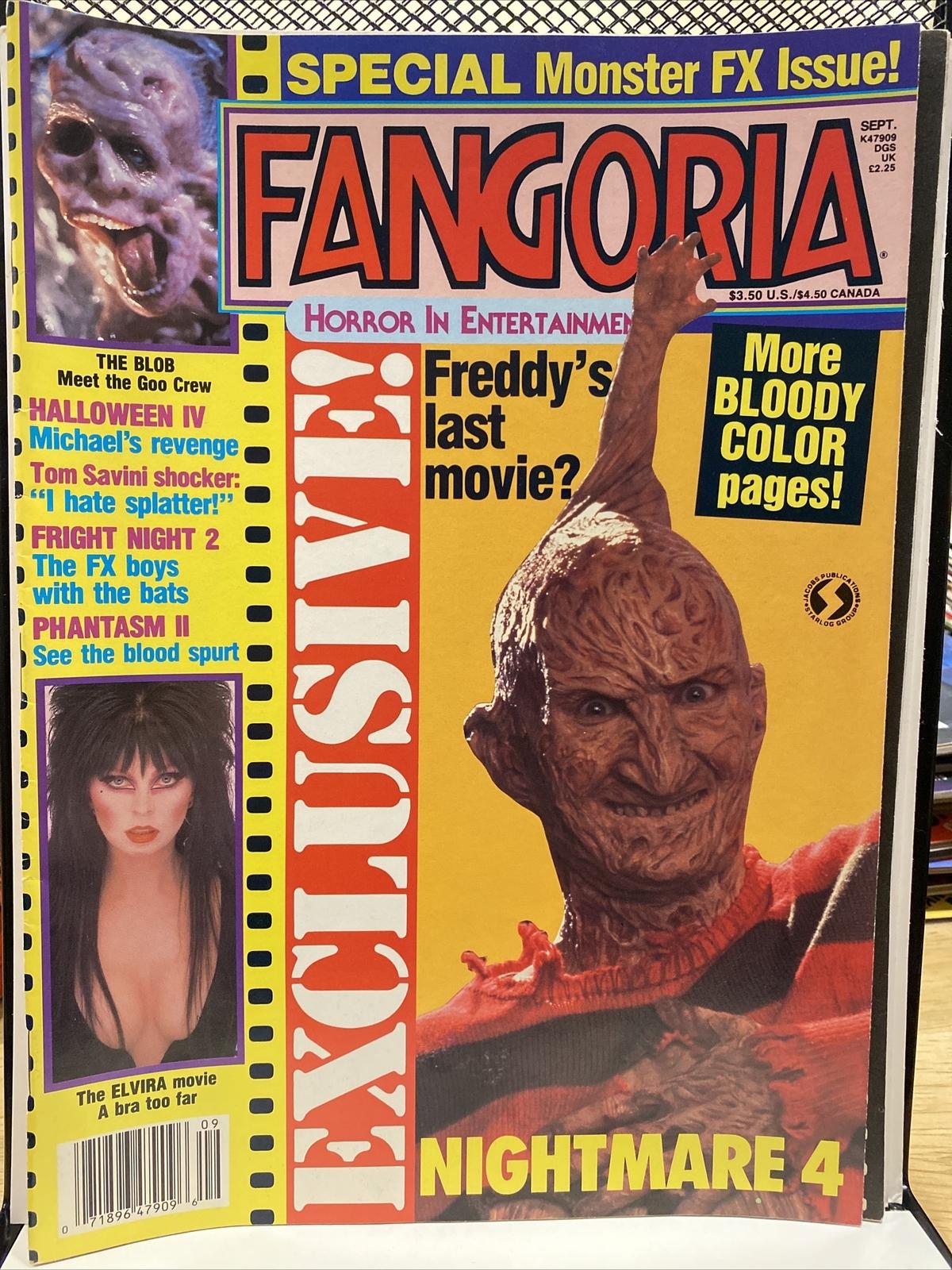Fangoria 77 September 1988 Nightmare 4/Fright Night 2/The Blob/Phantasm II￼￼