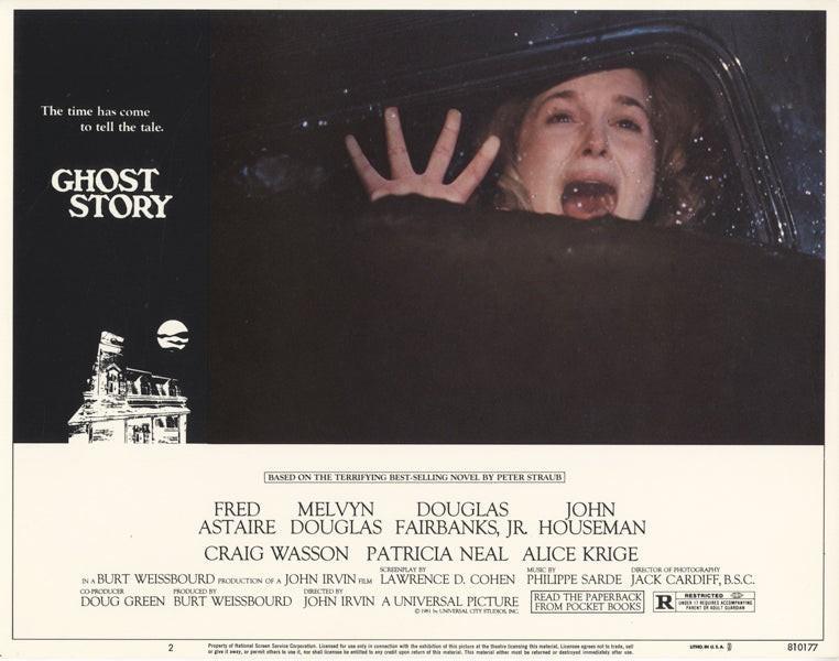 Ghost Story Original 11x14 Lobby Card Alice Krige trapped in sinking car 1981