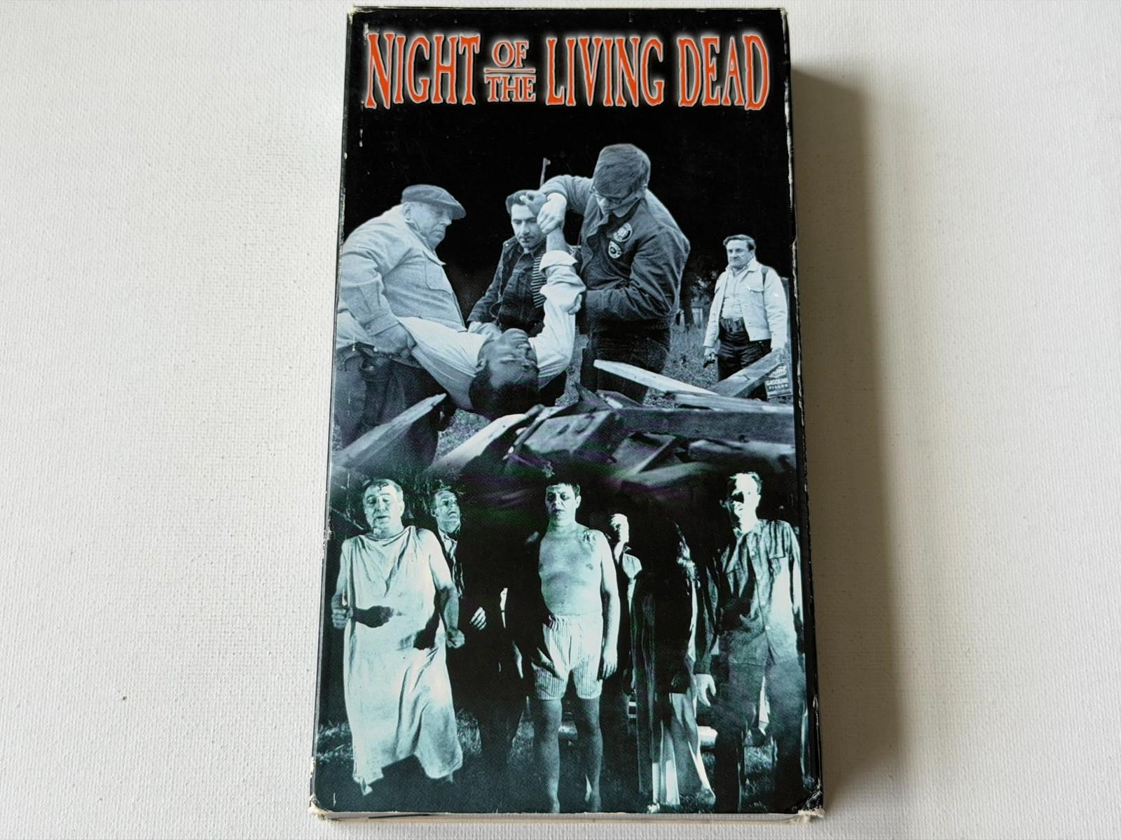 NIGHT OF THE LIVING DEAD - 1968 - VHS - RARE COVER