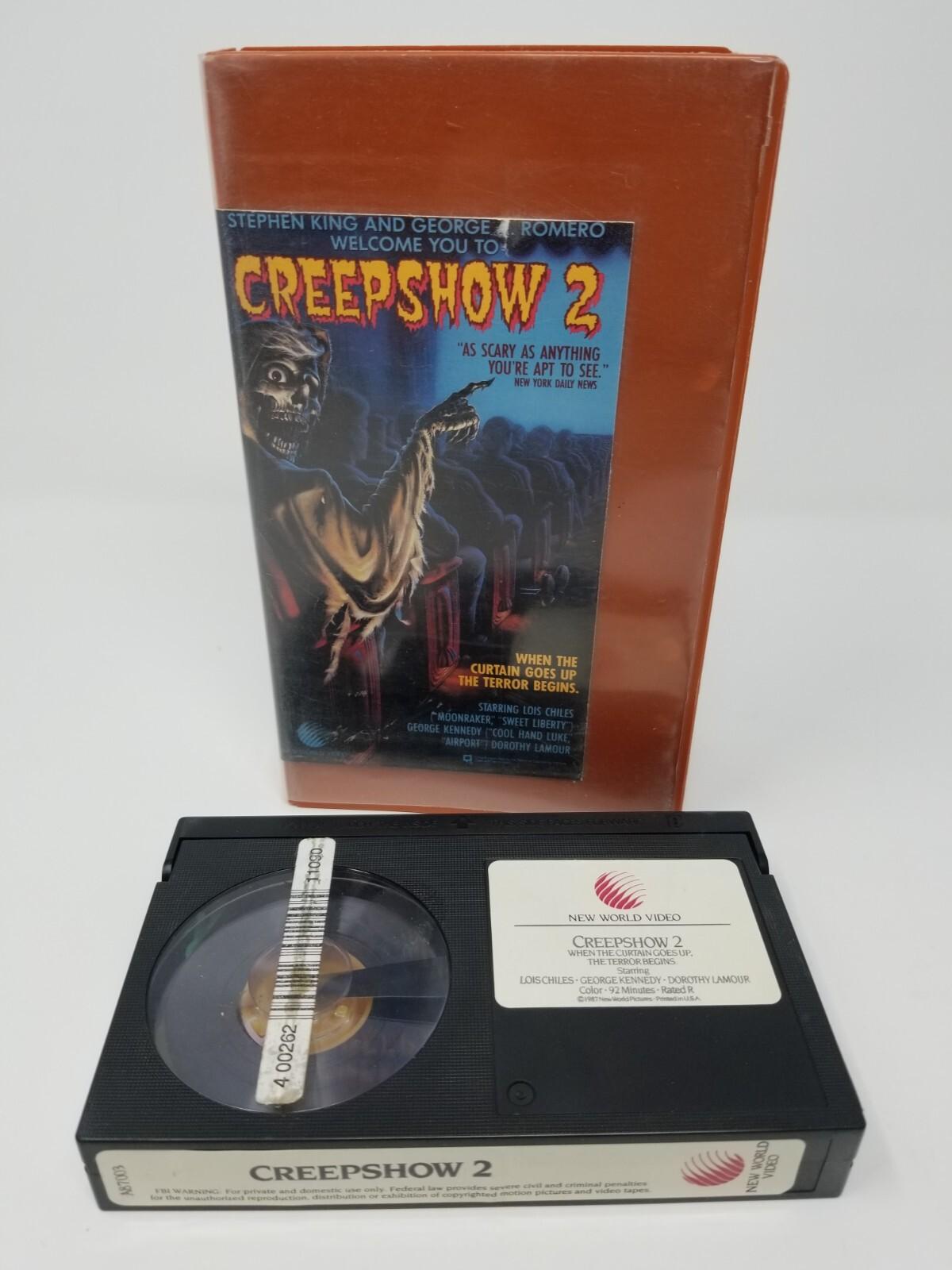 Creepshow 2 Clamshell Betamax - Not VHS - Rare Cut Box See Pics