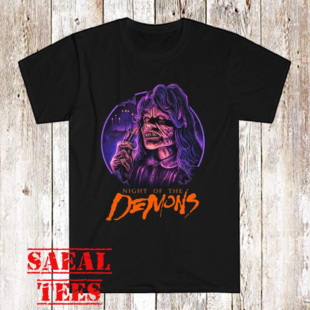 Night of The Demons 1988 Horror Movie Men's Black Size S-5XL