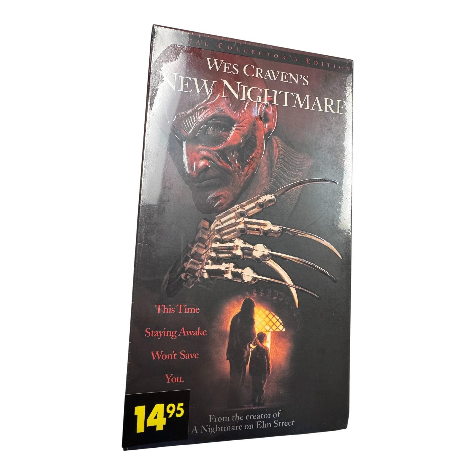 Wes Craven's New Nightmare VHS Special Collector's Edition 1995 -New Sealed