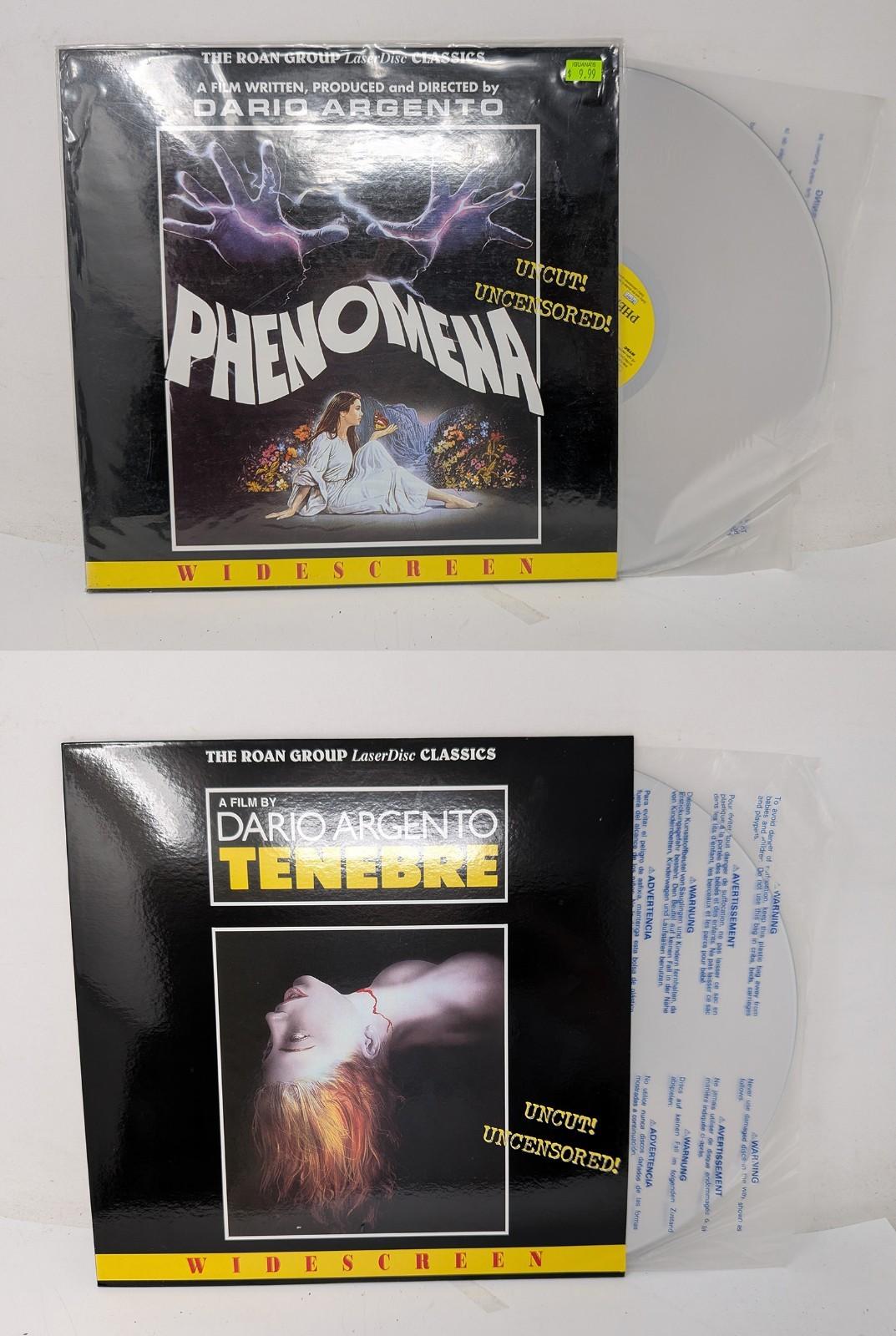 LaserDisc: Tenebre + Phenomena: Dario Argento horror