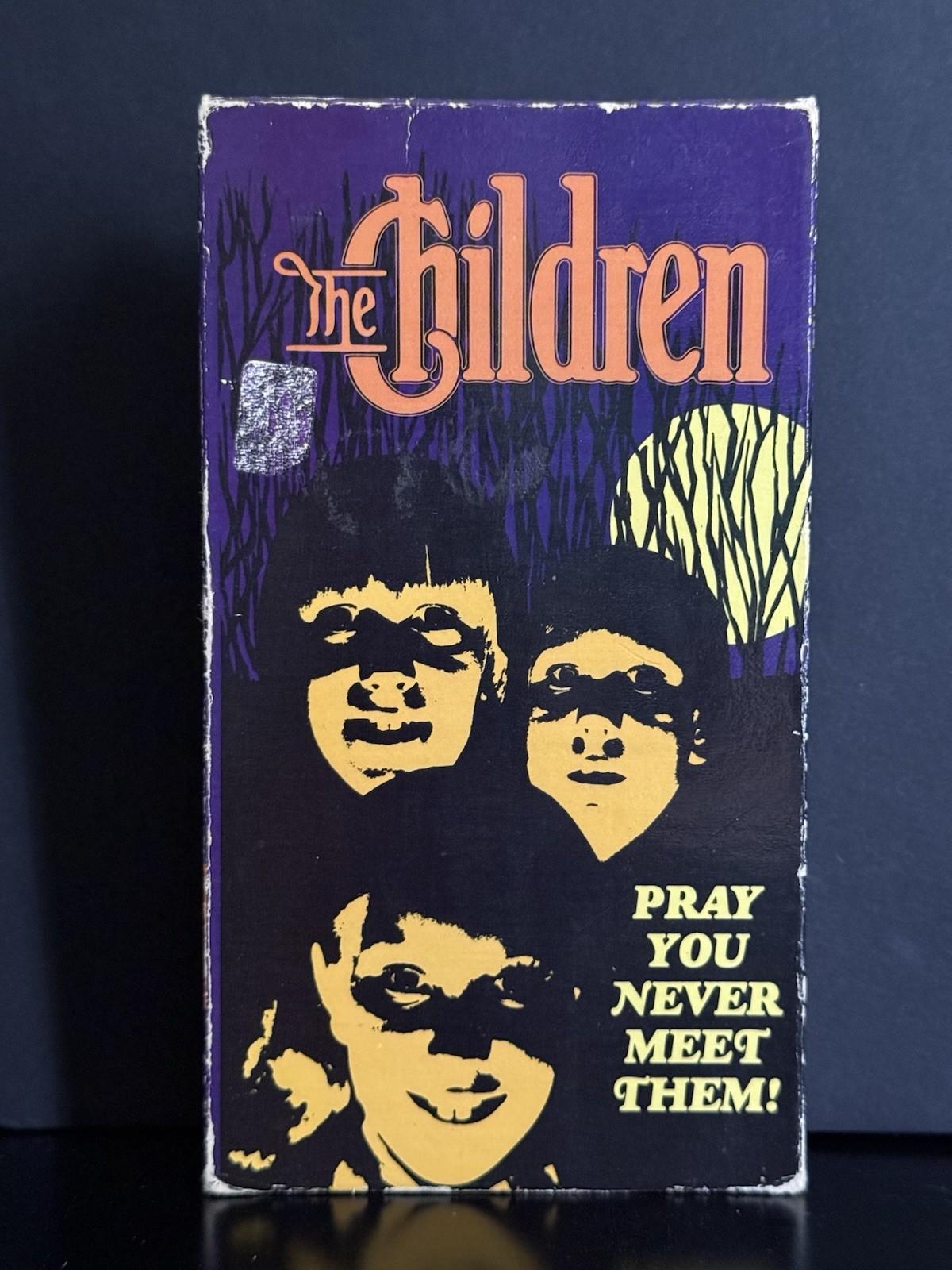 The Children VHS Rare Horror VHS Rhino Home Video HTF OOP Killer Kids 1980 VTG