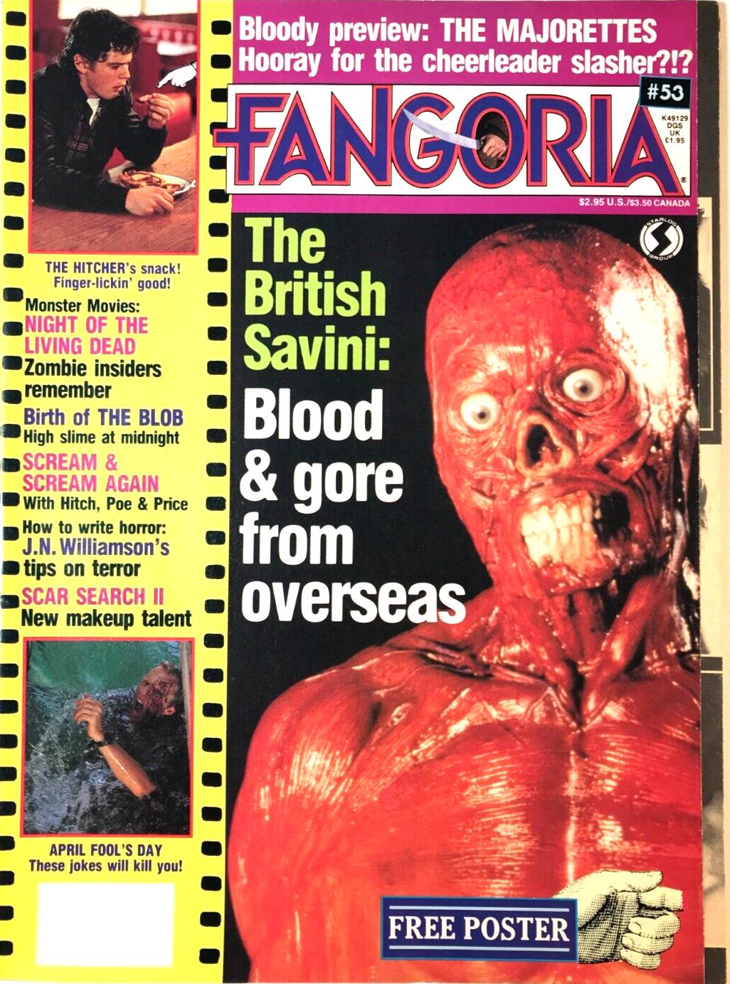 FANGORIA #53 - May 1986 - HITCHER - THE BLOB - NOTLD - FRIDAY THE 13TH - VG+
