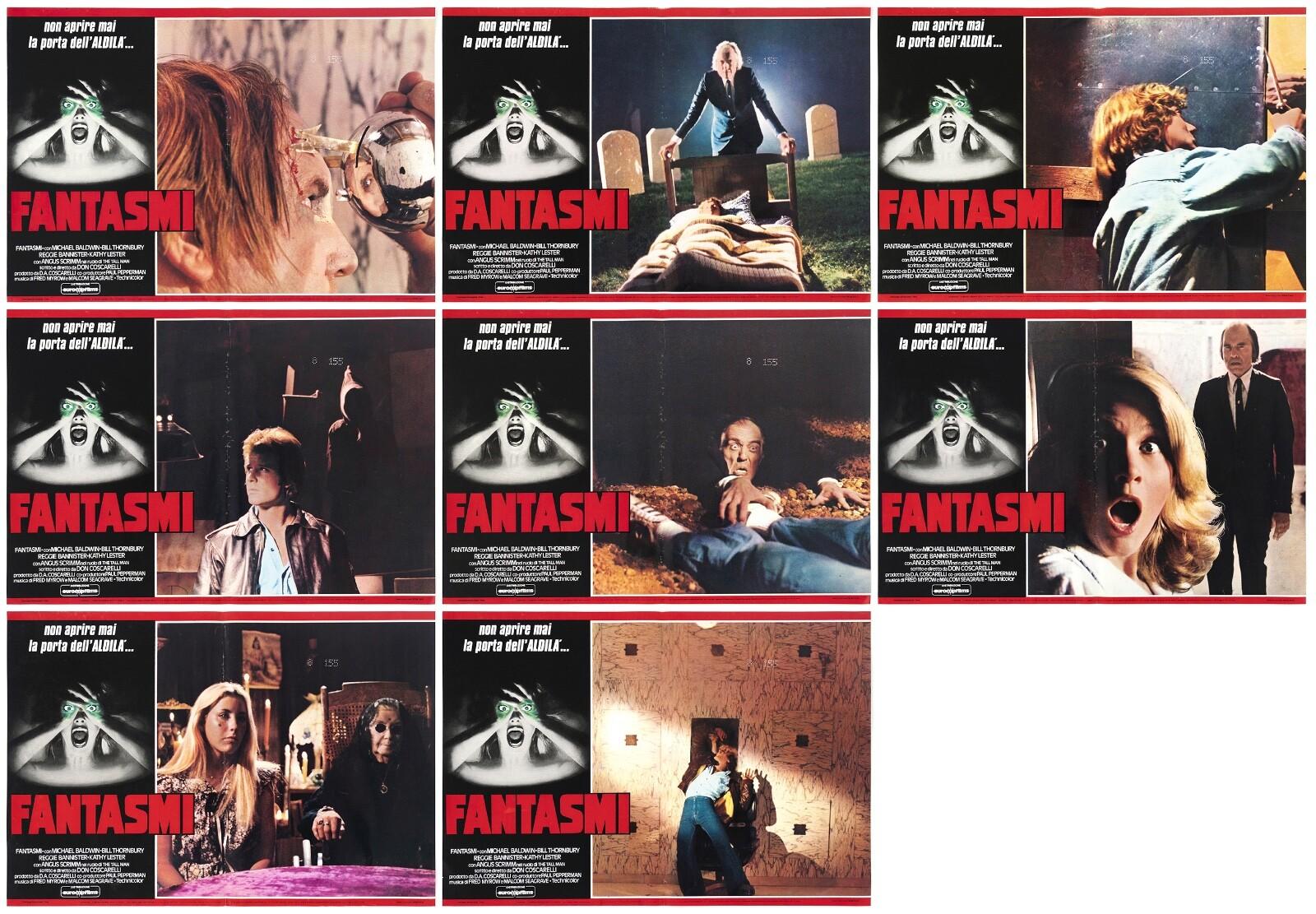 GHOSTS PHOTO ENVELOPES 8 PCS. COSCARELLI HORROR 1979 PHANTASM NEVER DEAD LOBB...