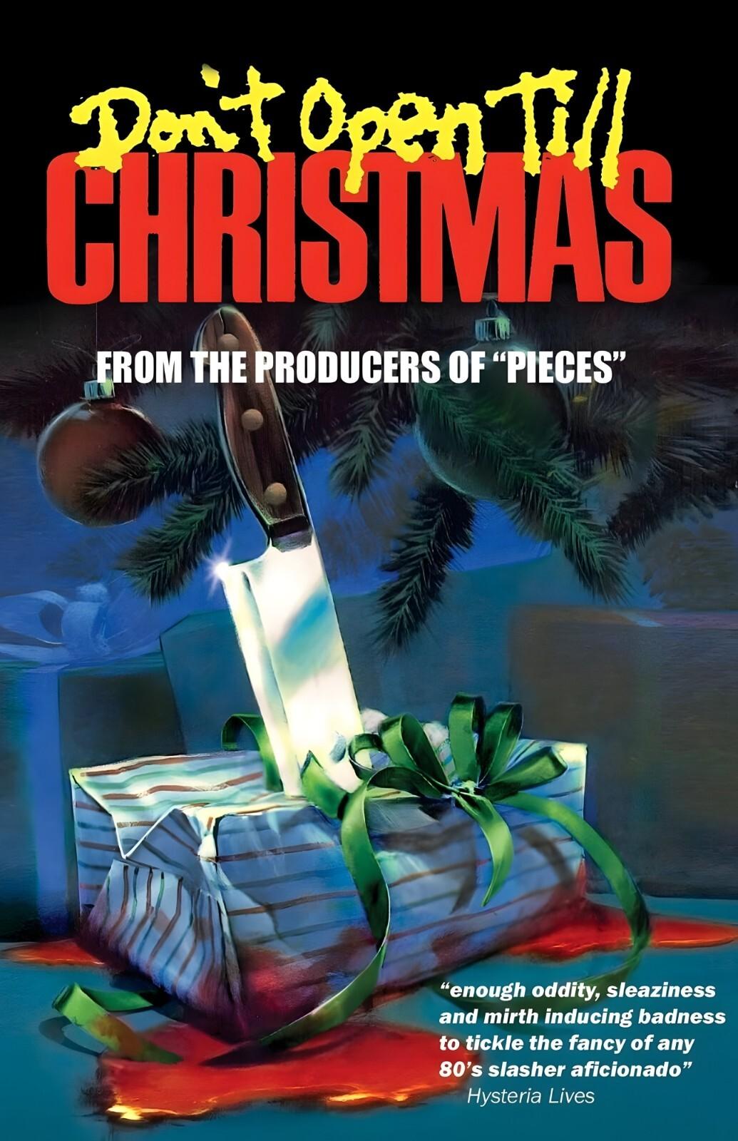 Don't Open Till Christmas 1984 80's HORROR Movie Poster Wall Art Made in USA