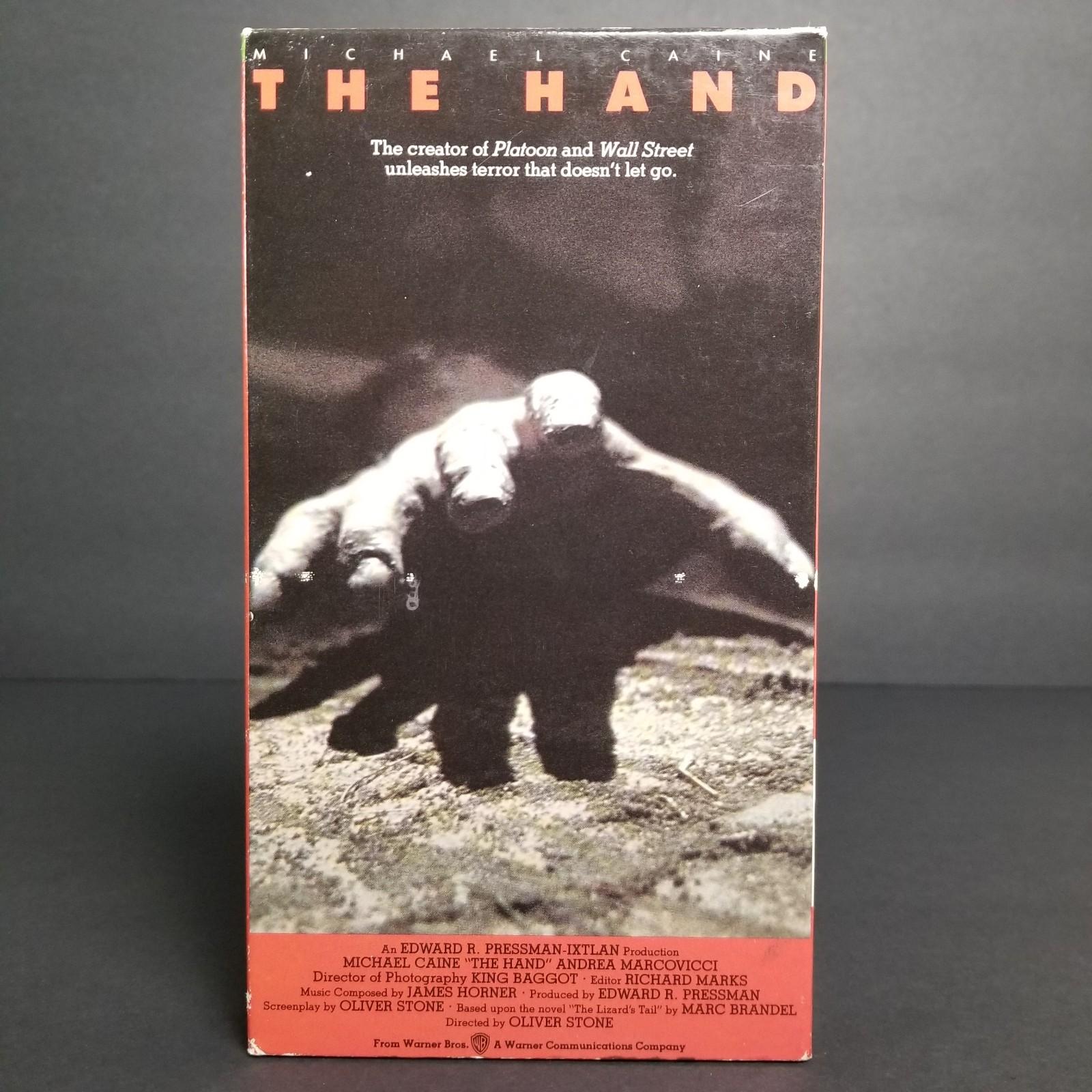 THE HAND (VHS, 1981) Michael Caine Oliver Stone Tape Vintage Horror