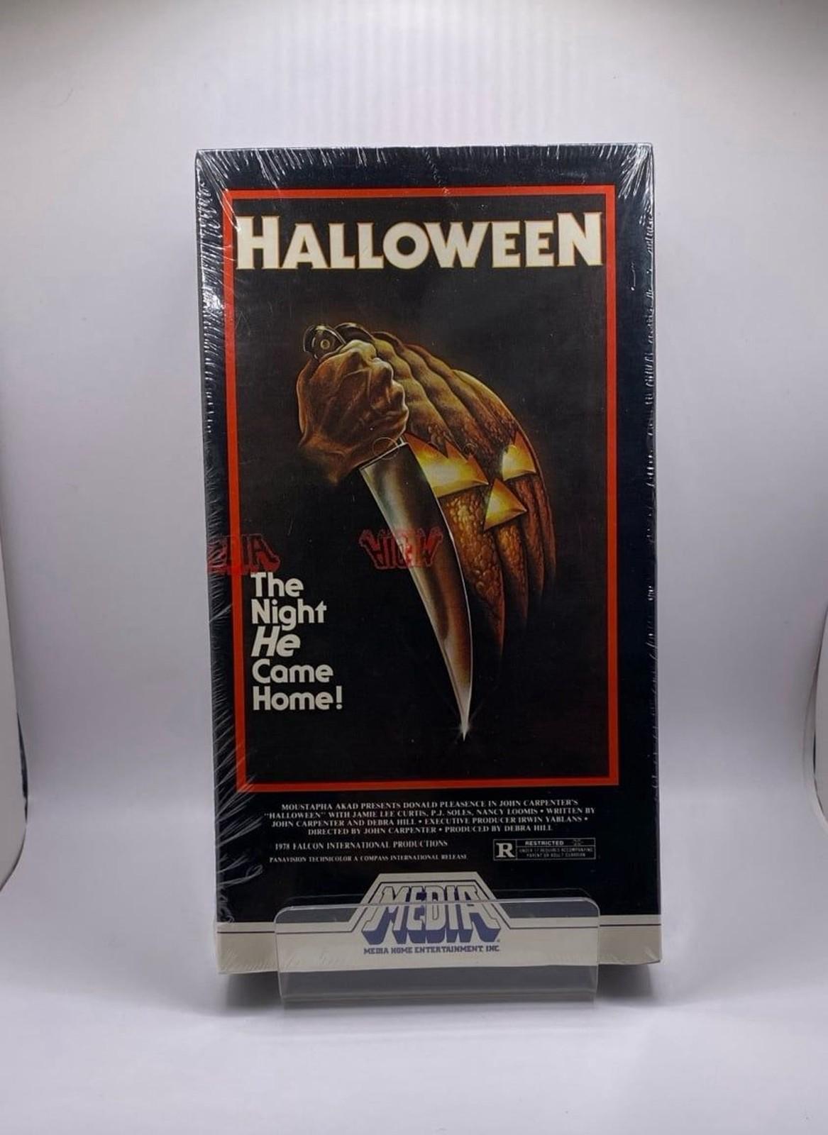 Halloween 1978 (VHS 1981) SEALED MEDIA Watermarks Rare NEAR MINT