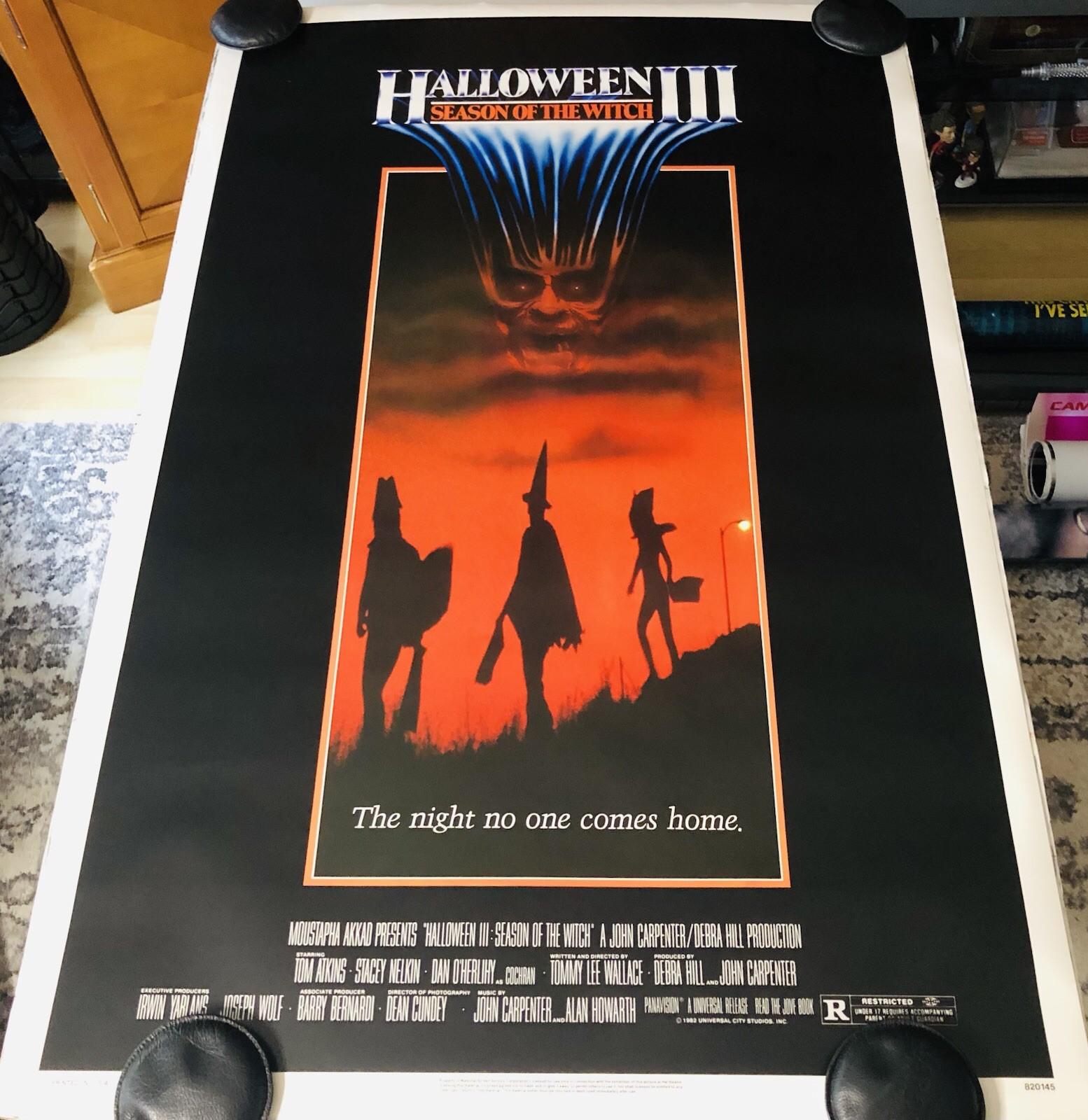 HALLOWEEN III SEASON OF THE WITCH Original 27x41 Movie Poster One Sheet Horror