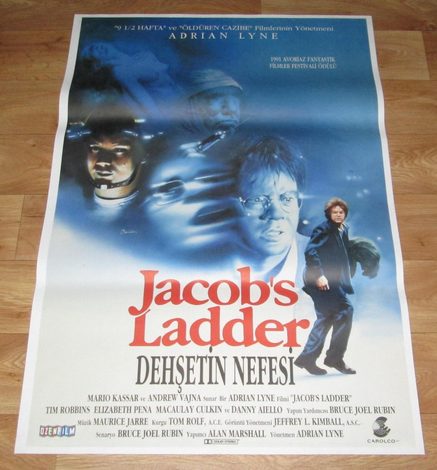 JACOB'S LADDER 1990 Tim Robbins GREAT ART Original 27x40 Turkish Movie Poster