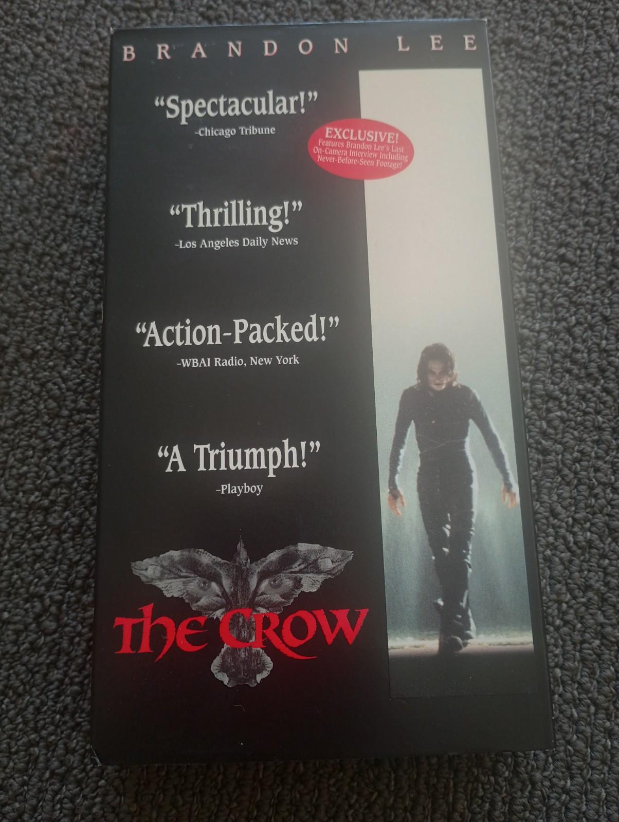 VINTAGE 1994 THE CROW VHS TAPE/IN RARELY PLAYED CONDITION 