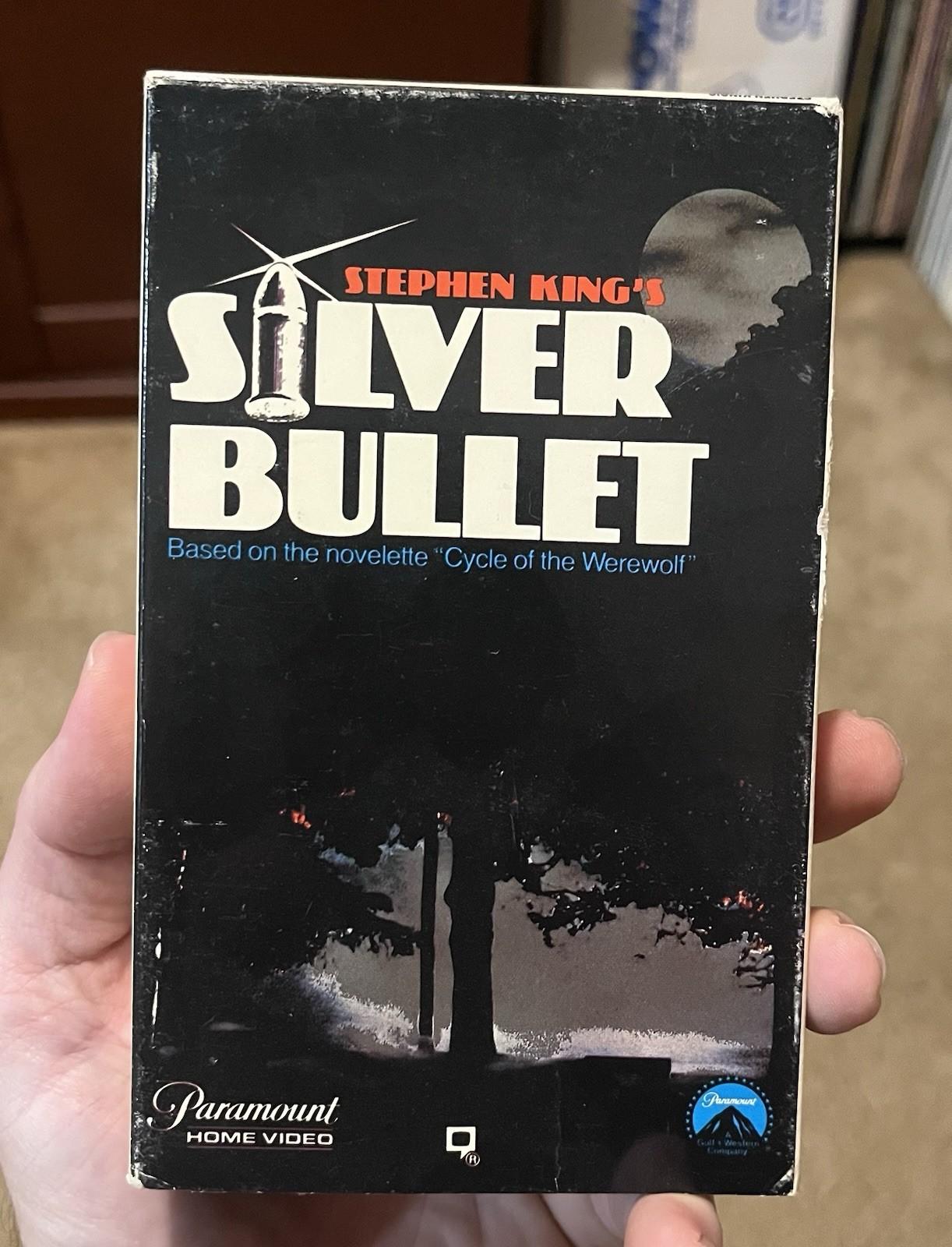 Stephen King's Silver Bullet Betamax 1985 Cycle of Werewolf Rare, Beta Not VHS!