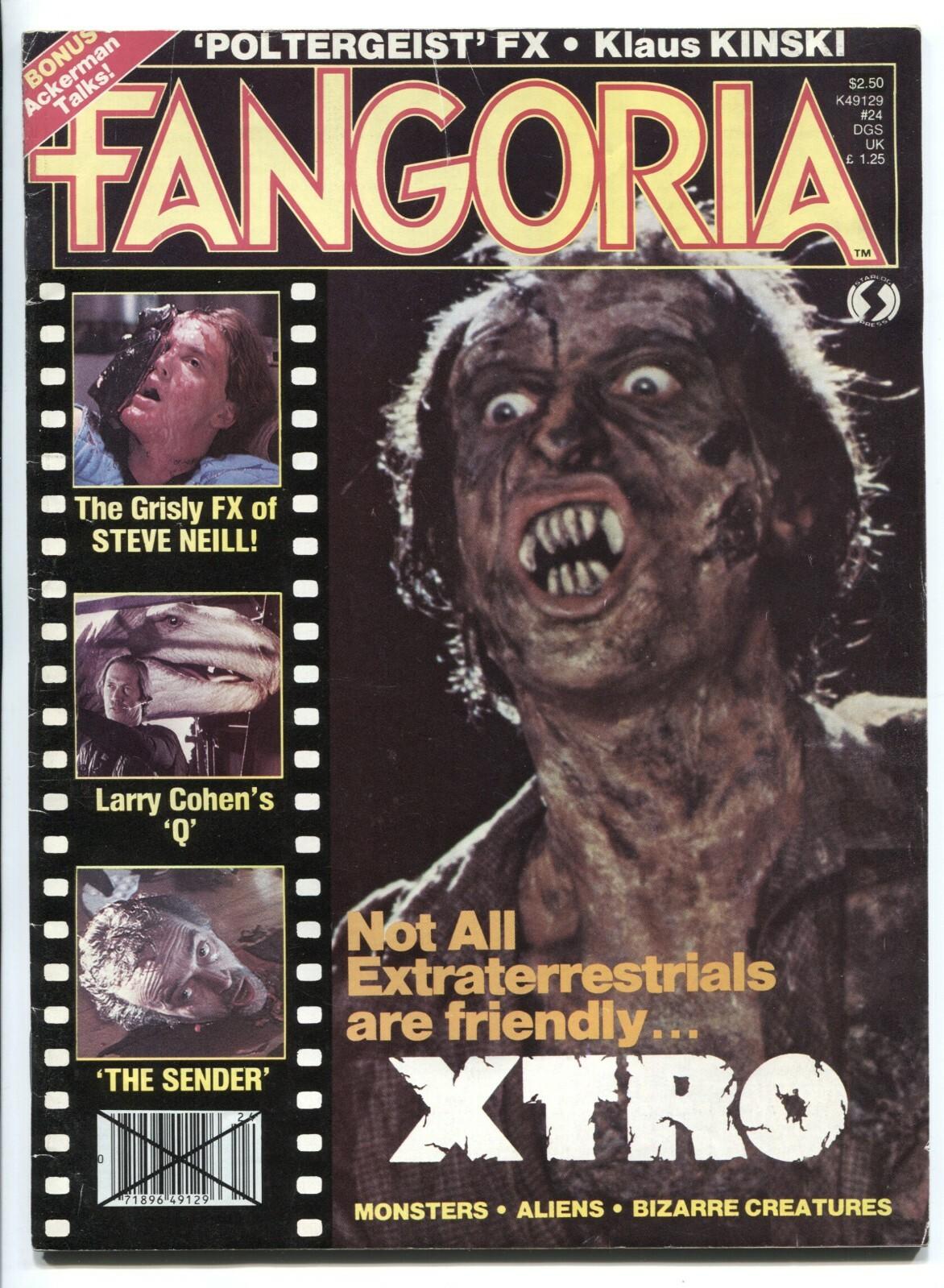 Fangoria #24 December 1982, The Ghoul, Ghoulardi, Poltergeist