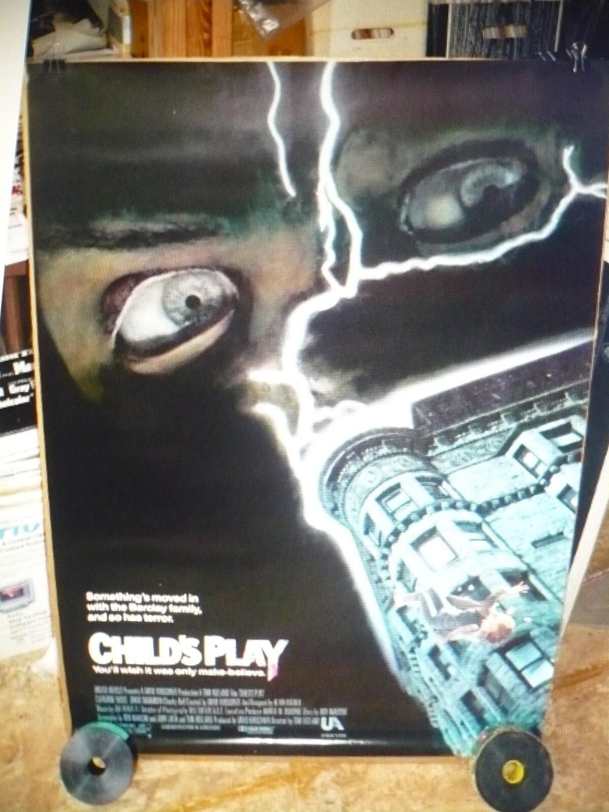 CHILD'S PLAY, NM original rolled one sheet / movie poster [Tom Holland] - 1988