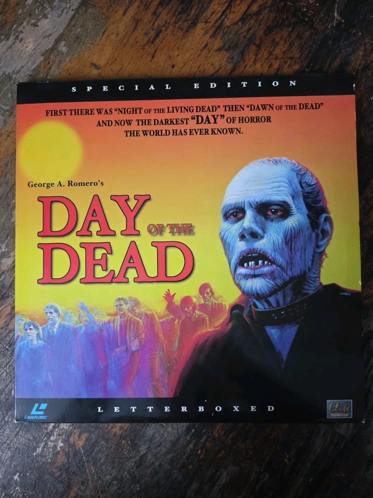 Laserdisc - Day Of The Dead. Elite Entertainment Special Edition. Rare