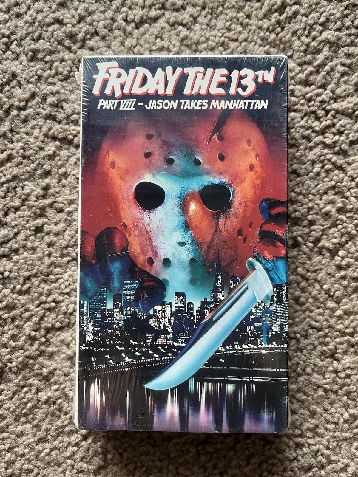 Friday the 13th Part VIII: Jason Takes Manhattan VHS 1989 NEW SEALED RARE