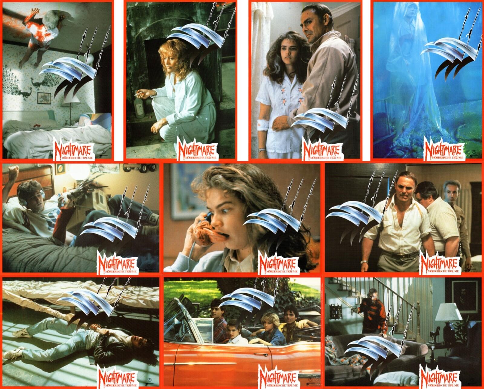 Nightmare Mörderische Träume German lobby cards 10 AHF Nightmare on Elm Street