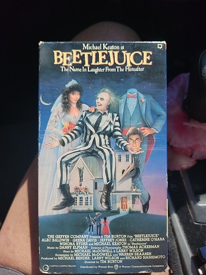 Beetlejuice 1988 VHS Rare Hard To Find Original Release Version WB
