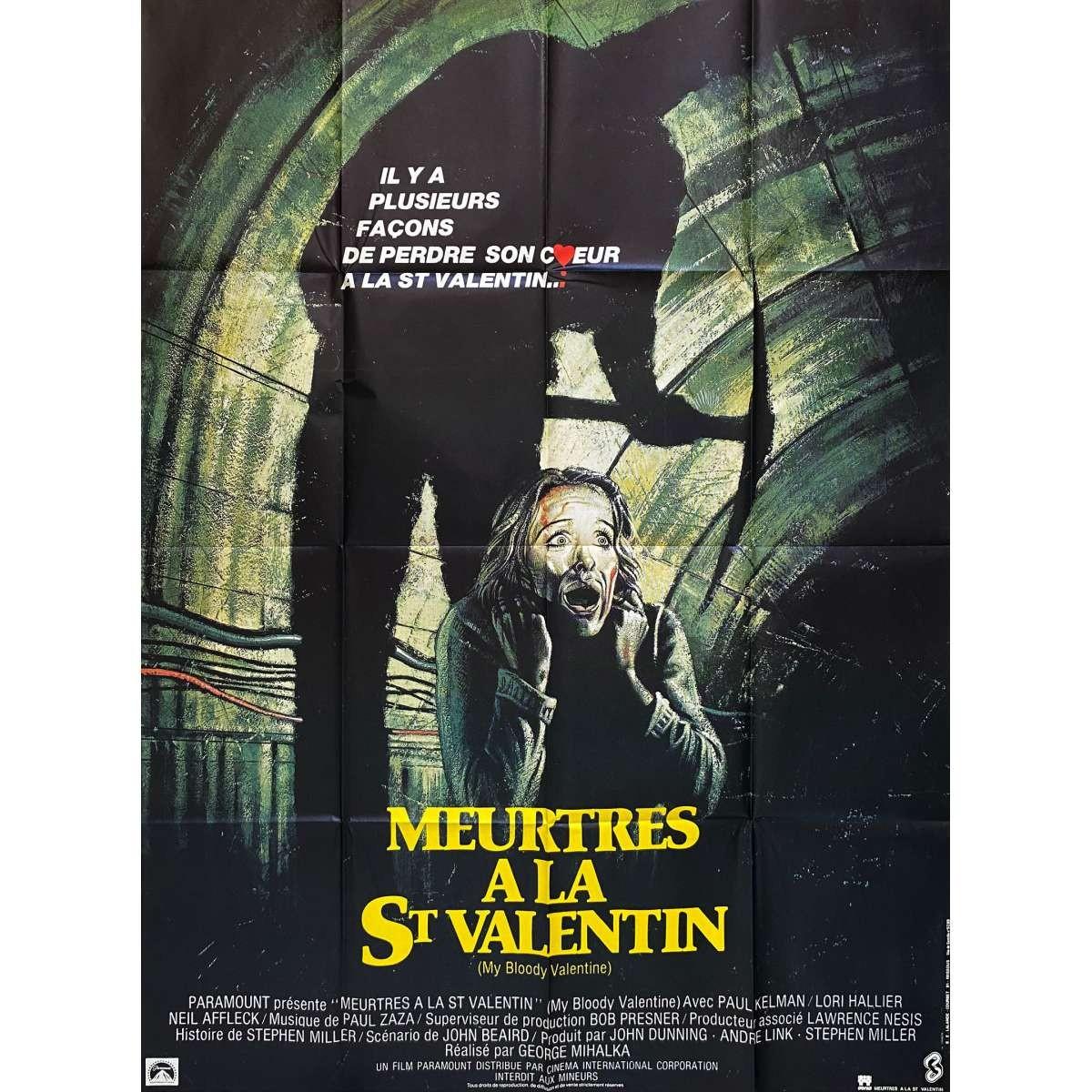 MY BLOODY VALENTINE Vintage Movie Poster  - 47x63 in. - 1981 - George Mihalka, P