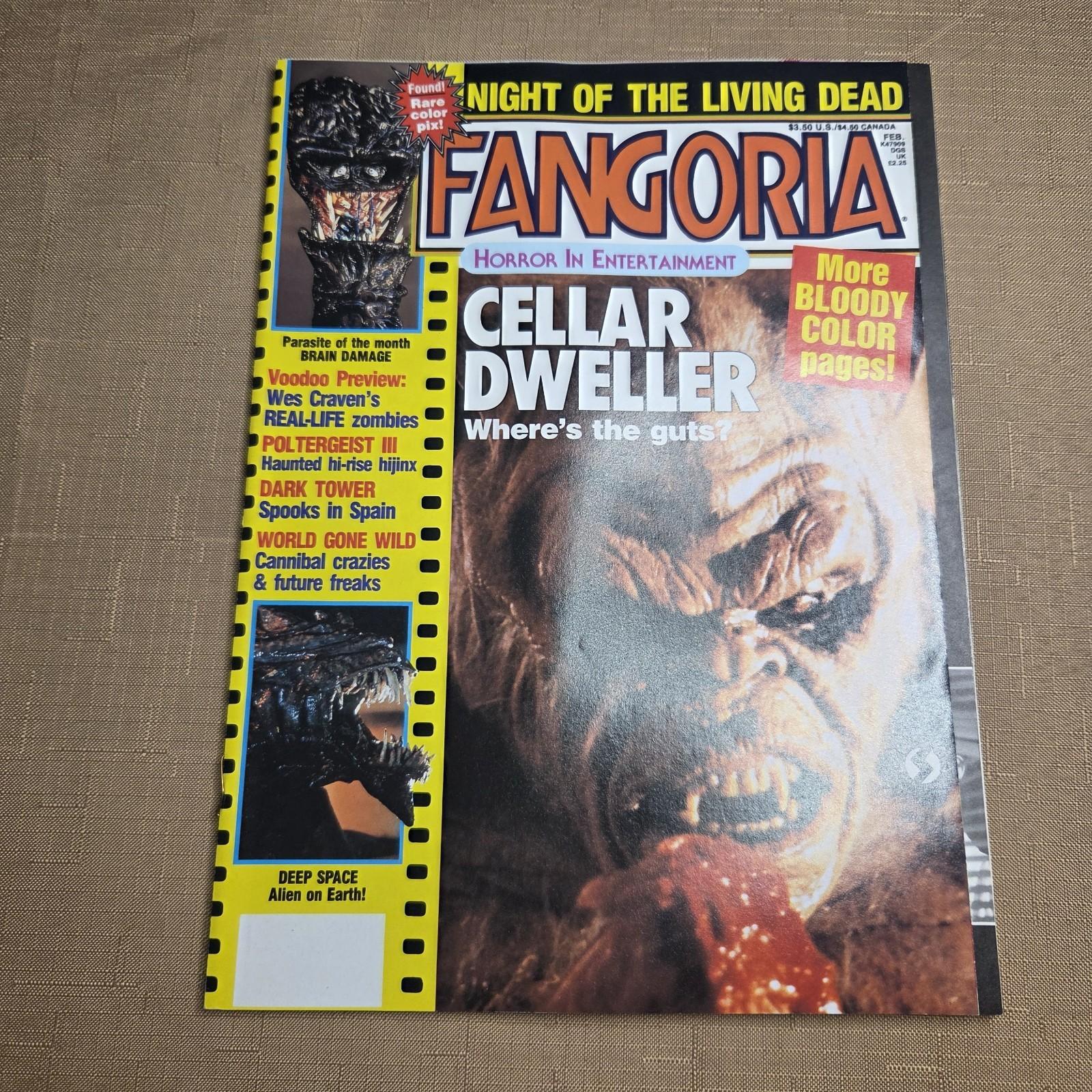 Fangoria Magazine #71 - Cellar Dweller Cover, Wes Craven, Pumpkinhead Poster