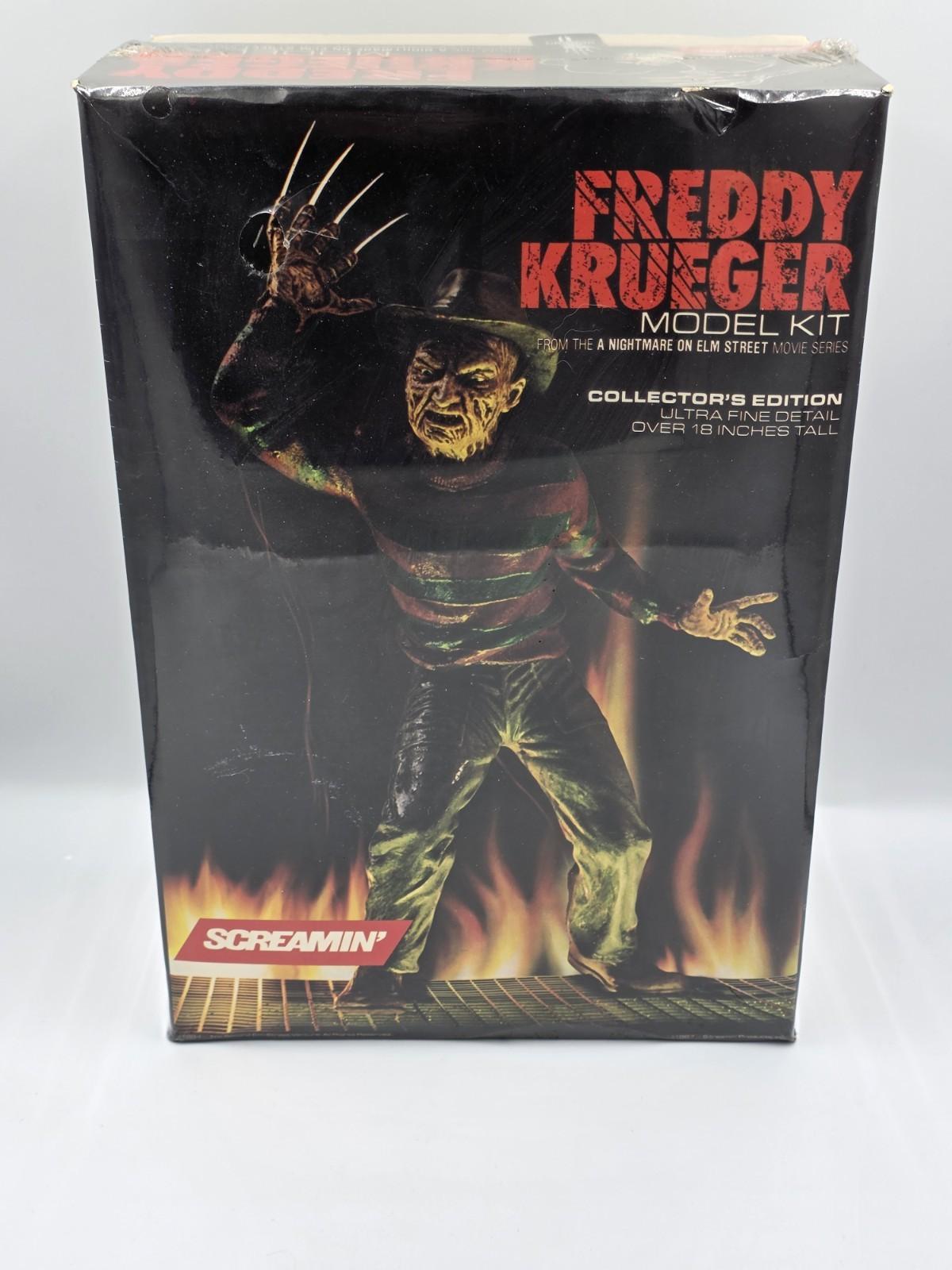 New Sealed Freddy Krueger Model Kit Nightmare On Elm Street New 1984 Screamin' 