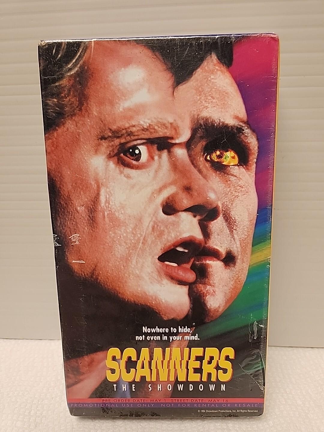 Scanners The Showdown / Boca VHS Promo Copy Screener,New SEALED 