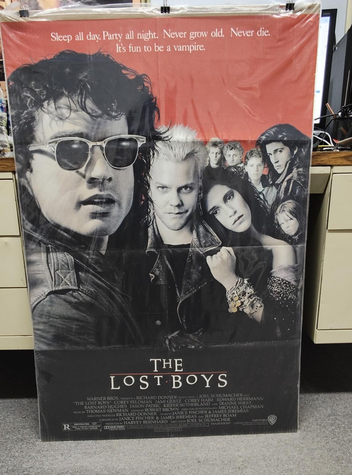 LOST BOYS (1987) - ORIGINAL THEATRICAL ONE SHEET MOVIE POSTER - FOLDED SS