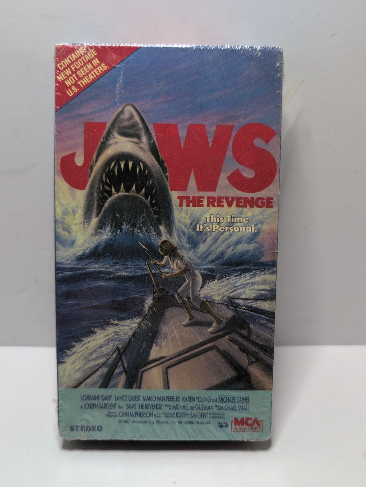 Jaws The Revenge VHS Tape 1988 Never Before Seen Footage Original Plastic