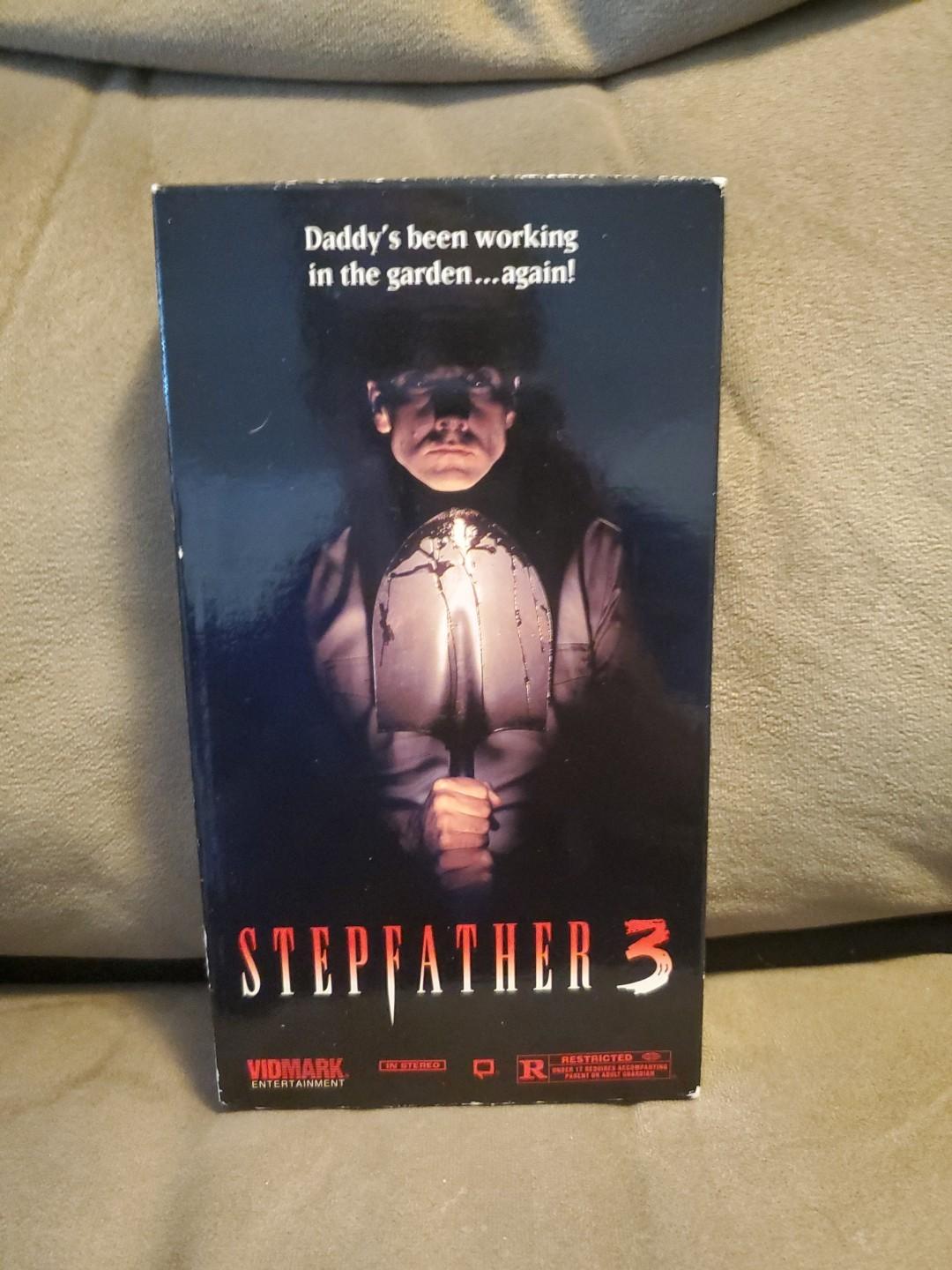 STEPFATHER 3 (1992) Slasher Horror VHS Tape Vidmark Priscilla Barnes ITC RARE